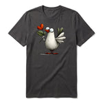 T-shirt Quirky Bird graphic 0016 - Dark Gray