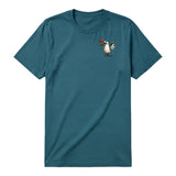 T-shirt Quirky Bird graphic 0016 - Deep Teal
