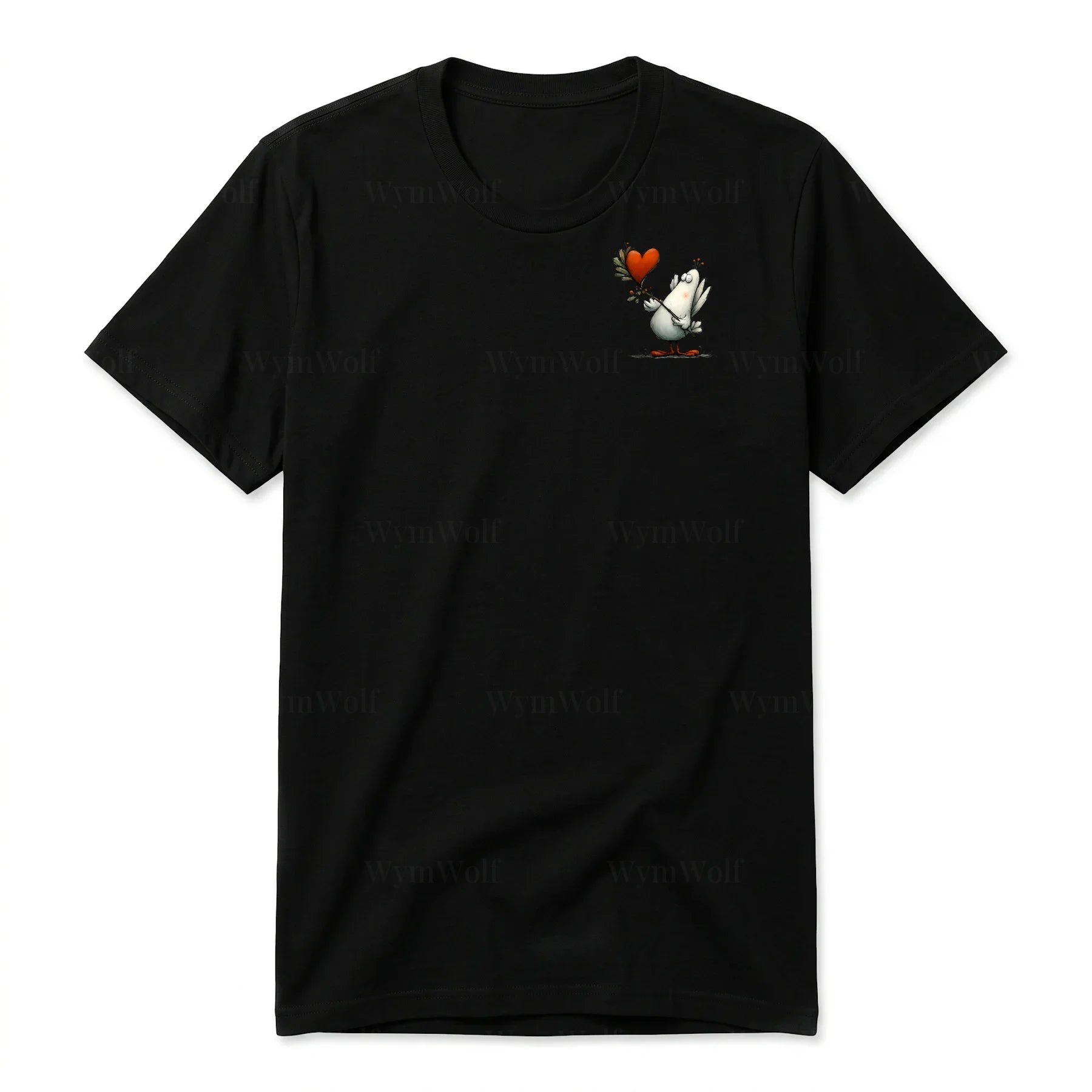 T-shirt Quirky Bird graphic 0017