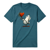 T-shirt Quirky Bird graphic 0017 - Deep Teal