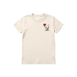 T-shirt Quirky Bird graphic 0017 - Natural