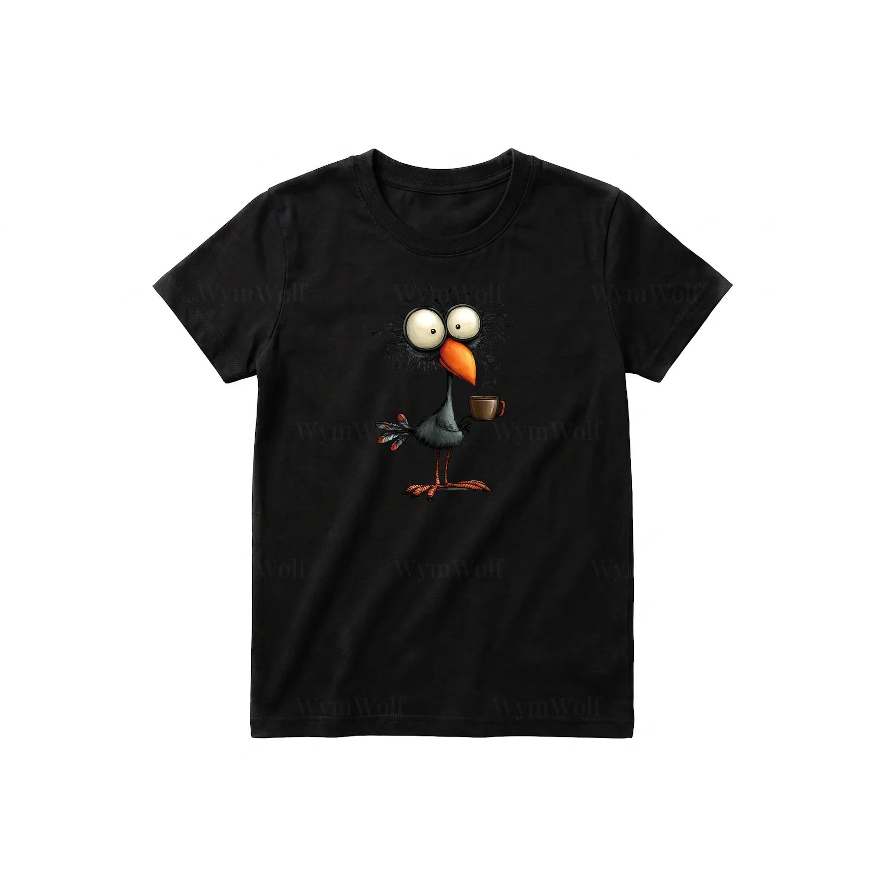 T-shirt Quirky Bird graphic 0019