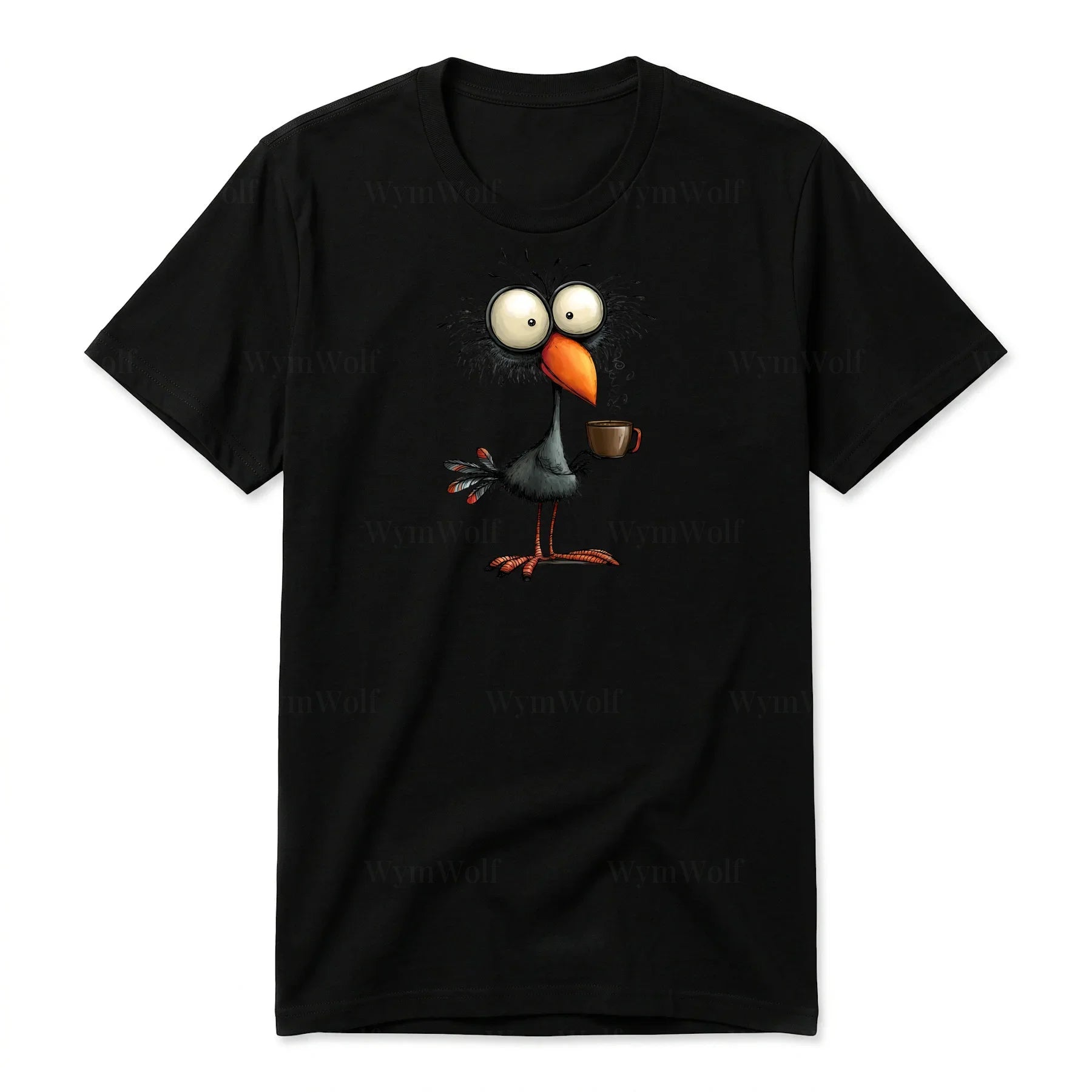 T-shirt Quirky Bird graphic 0019