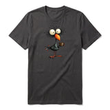 T-shirt Quirky Bird graphic 0019 - Dark Gray