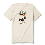 T-shirt Quirky Bird graphic 0019 - Natural