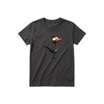T-shirt Quirky Bird graphic 0020 - Dark Gray