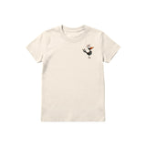 T-shirt Quirky Bird graphic 0020 - Natural