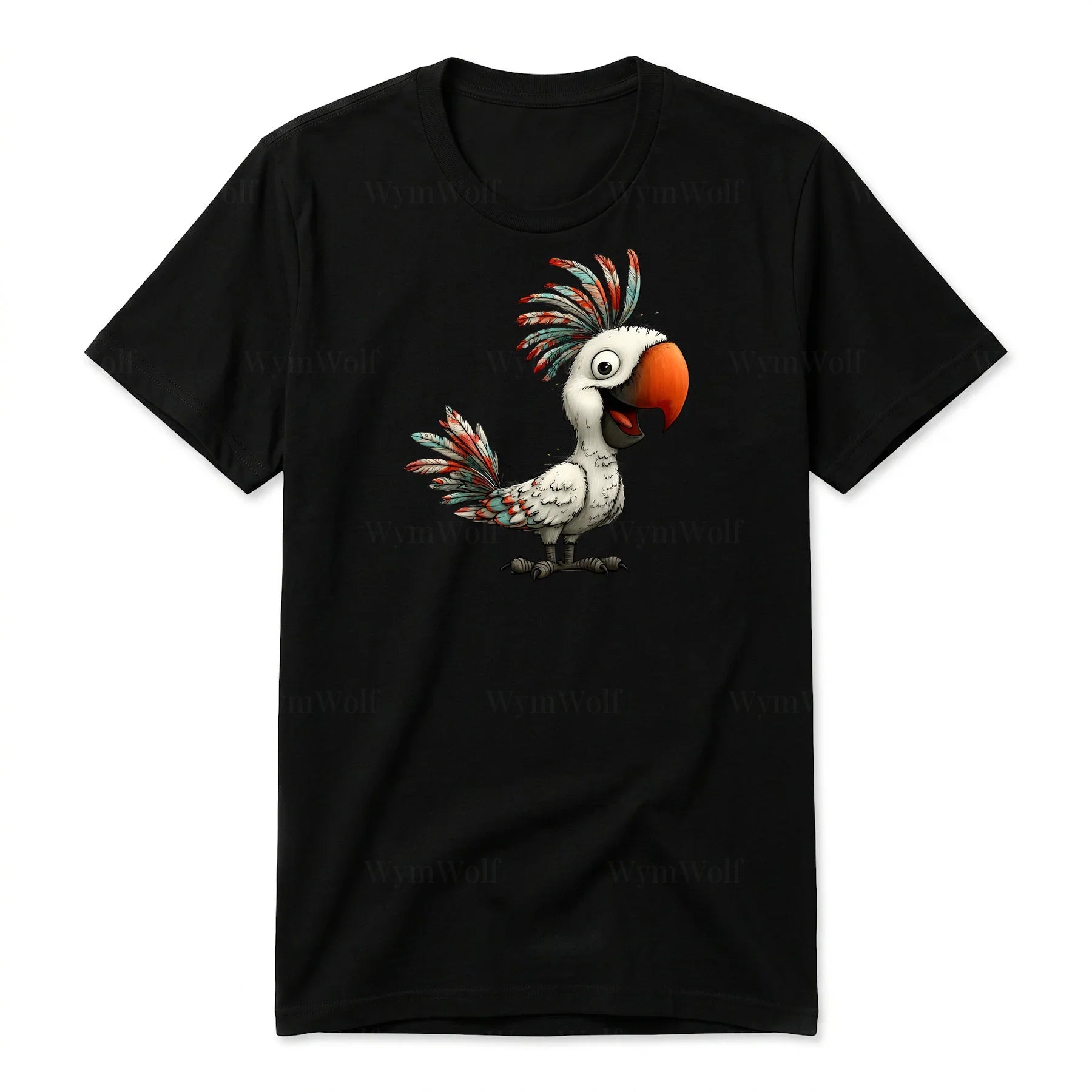 T-shirt Quirky Bird graphic 0021