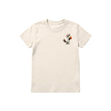 T-shirt Quirky Bird graphic 0021 - Natural