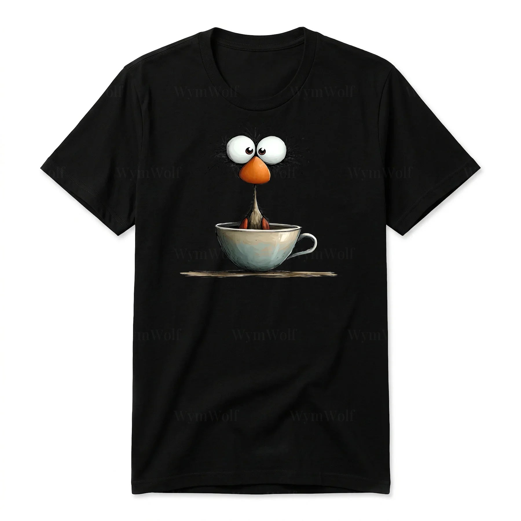 T-shirt Quirky Bird graphic 0022