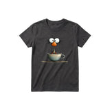 T-shirt Quirky Bird graphic 0022 - Dark Gray