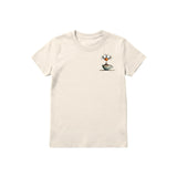 T-shirt Quirky Bird graphic 0022 - Natural