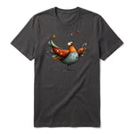 T-shirt Quirky Bird graphic 0023 - Dark Gray
