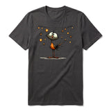 T-shirt Quirky Bird graphic 0024 - Dark Gray