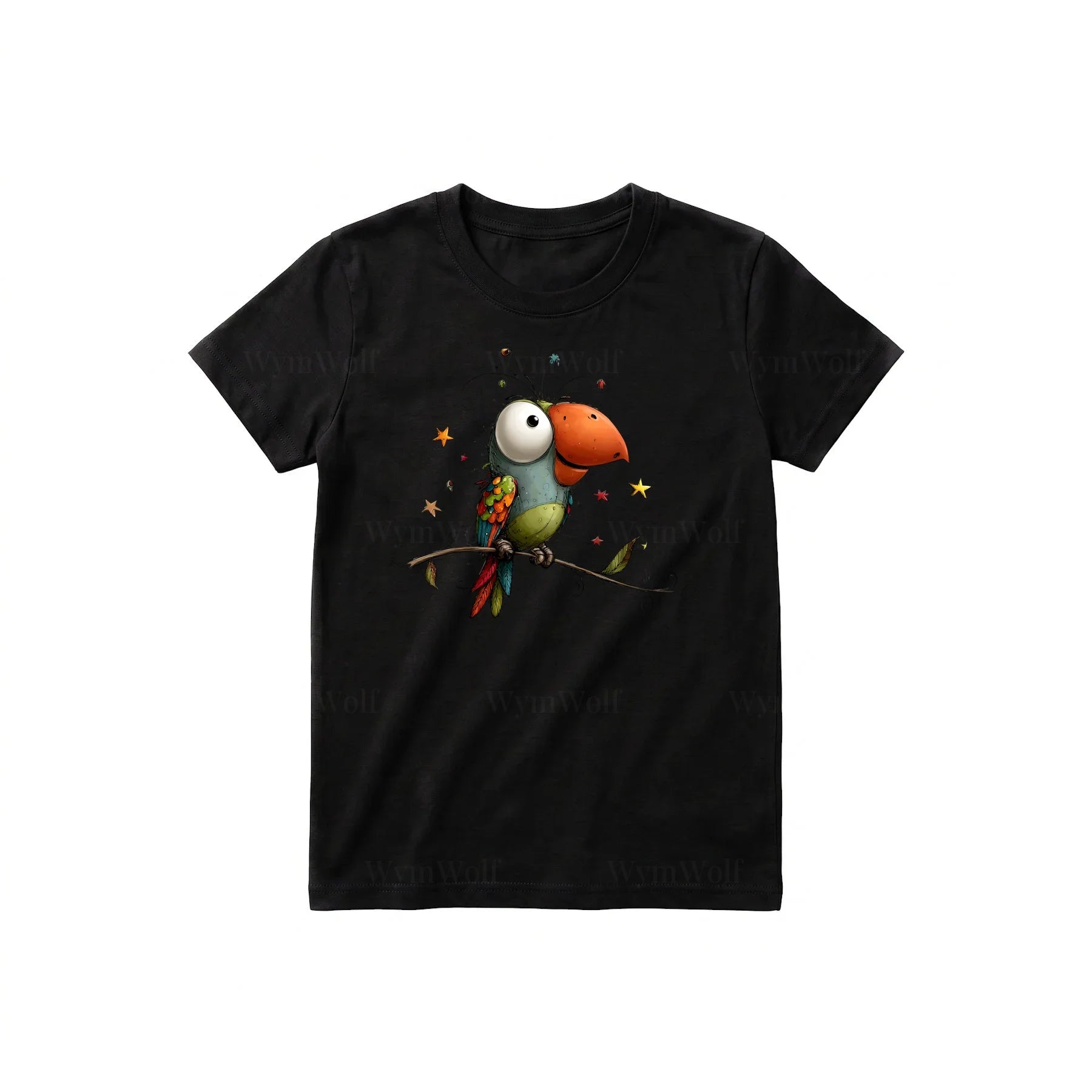 T-shirt Quirky Bird graphic 0025