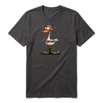T-shirt Quirky Bird graphic 0027 - Dark Gray