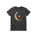 T-shirt Quirky Bird graphic 0028 - Dark Gray