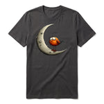 T-shirt Quirky Bird graphic 0028 - Dark Gray
