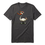 T-shirt Quirky Bird graphic 0029 - Dark Gray