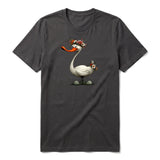 T-shirt Quirky Bird graphic 0029 - Dark Gray