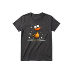 T-shirt Quirky Bird graphic 0030 - Dark Gray
