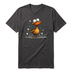 T-shirt Quirky Bird graphic 0030 - Dark Gray
