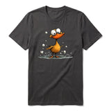 T-shirt Quirky Bird graphic 0030 - Dark Gray