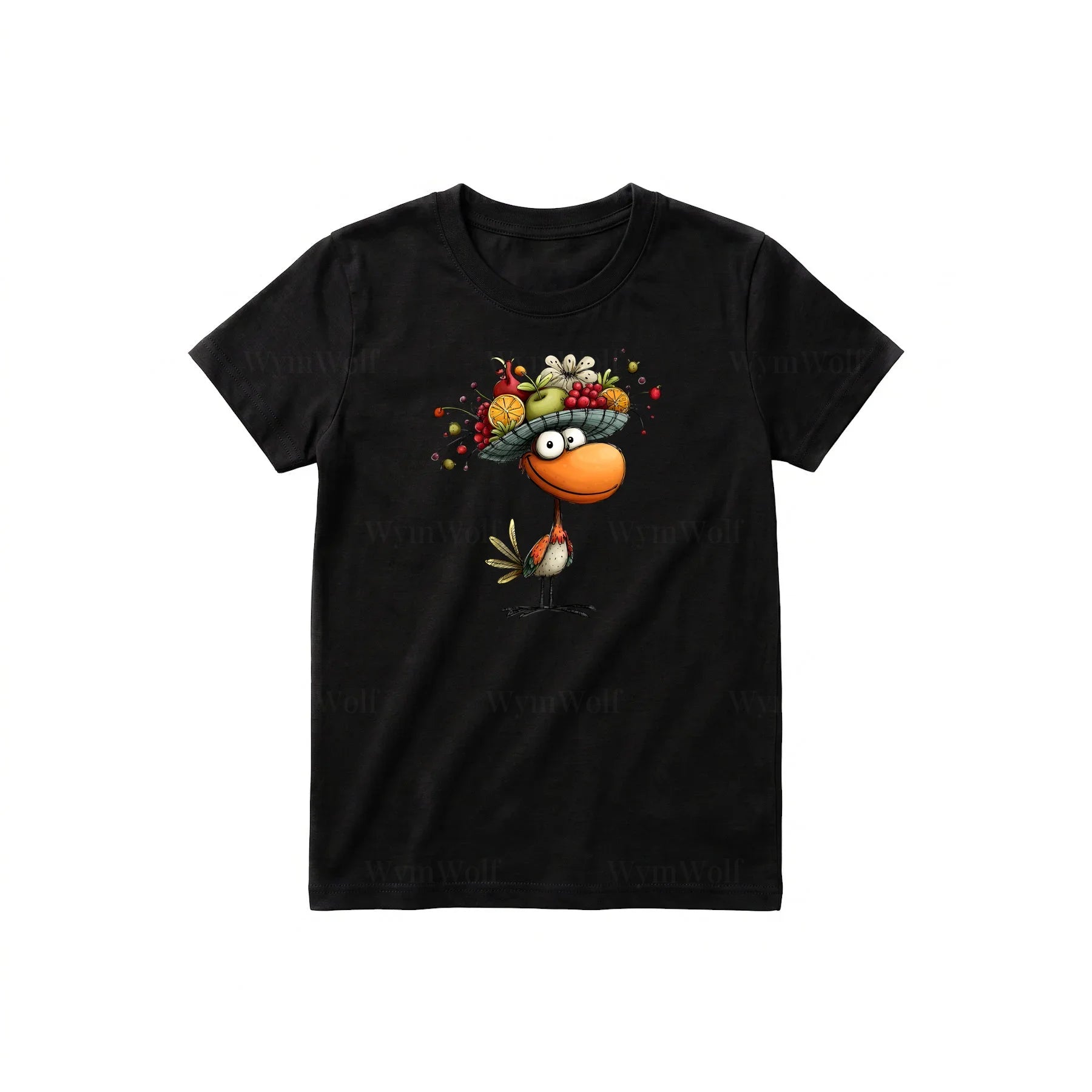 T-shirt Quirky Bird graphic 0032