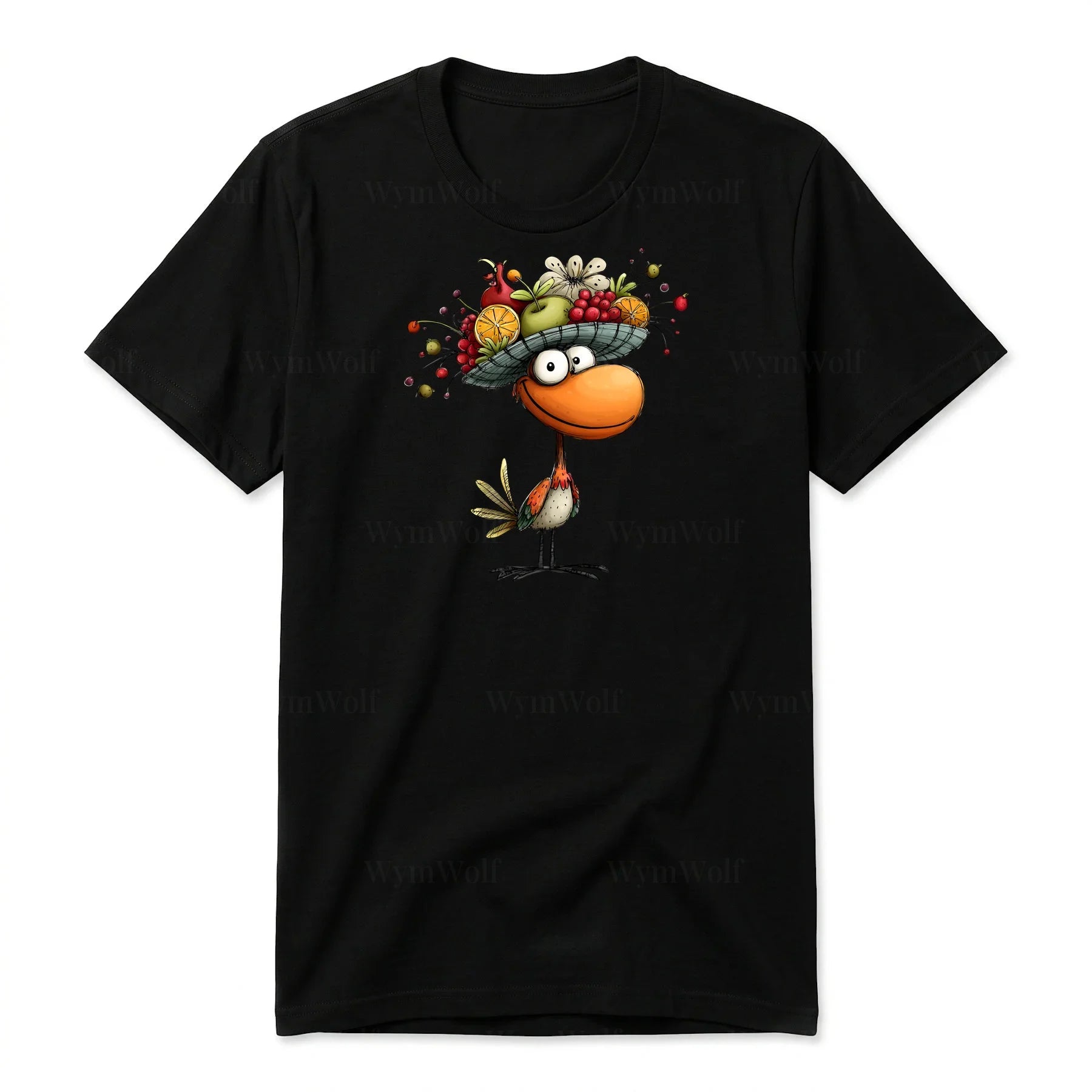 T-shirt Quirky Bird graphic 0032