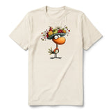 T-shirt Quirky Bird graphic 0032 - Natural