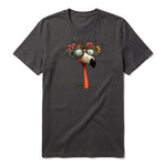 T-shirt Quirky Bird graphic 0033 - Dark Gray