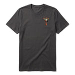 T-shirt Quirky Bird graphic 0033 - Dark Gray