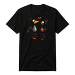 T-shirt Quirky Bird graphic 0034