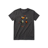 T-shirt Quirky Bird graphic 0034 - Dark Gray