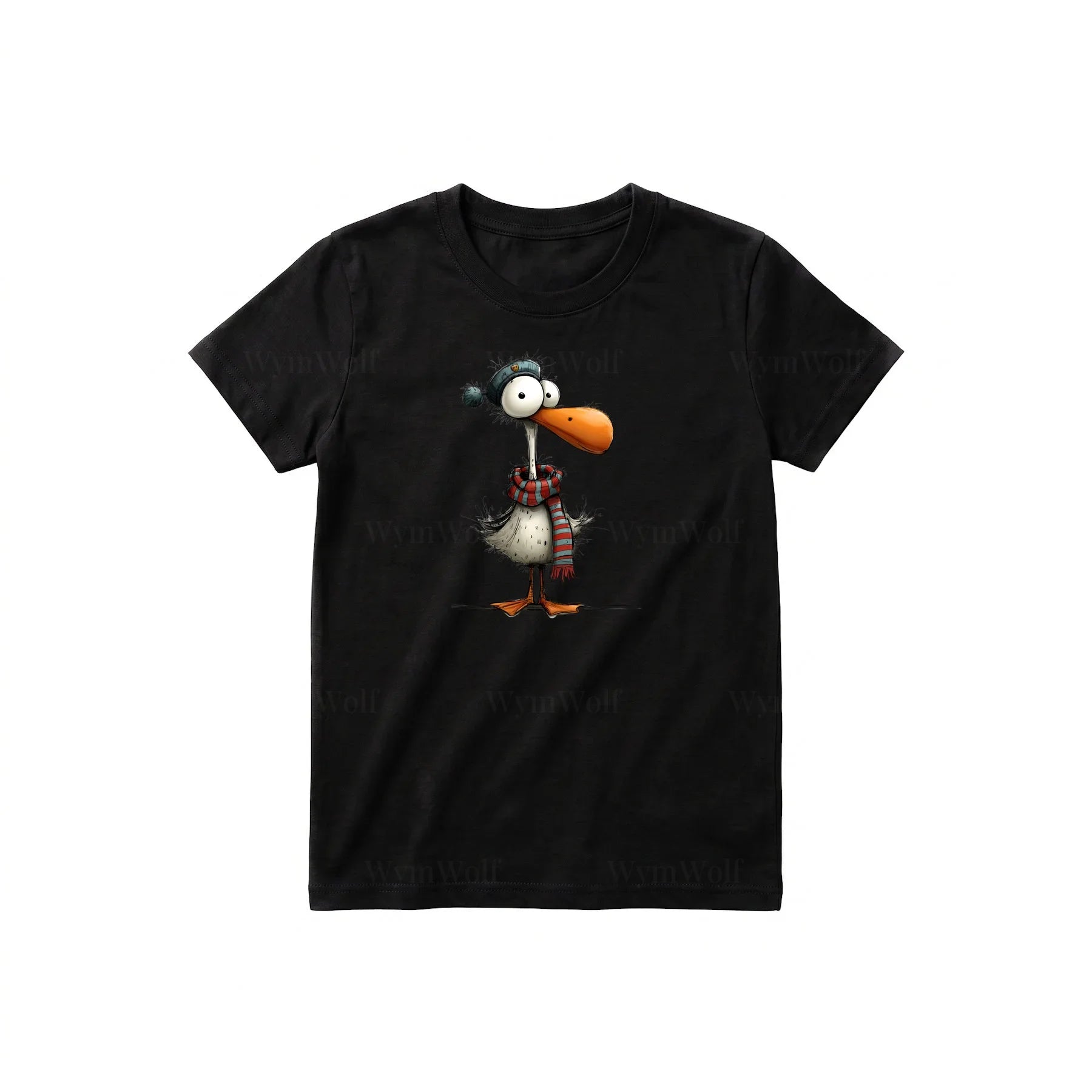 T-shirt Quirky Bird graphic 0035