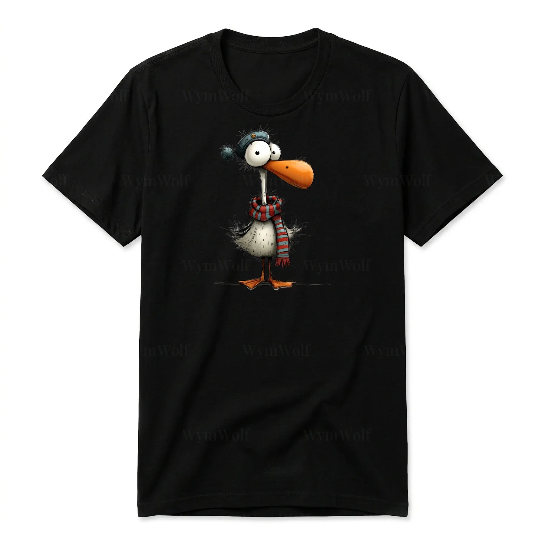 T-shirt Quirky Bird graphic 0035