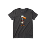T-shirt Quirky Bird graphic 0035 - Dark Gray