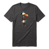T-shirt Quirky Bird graphic 0035 - Dark Gray