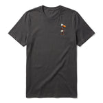 T-shirt Quirky Bird graphic 0035 - Dark Gray