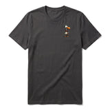 T-shirt Quirky Bird graphic 0035 - Dark Gray
