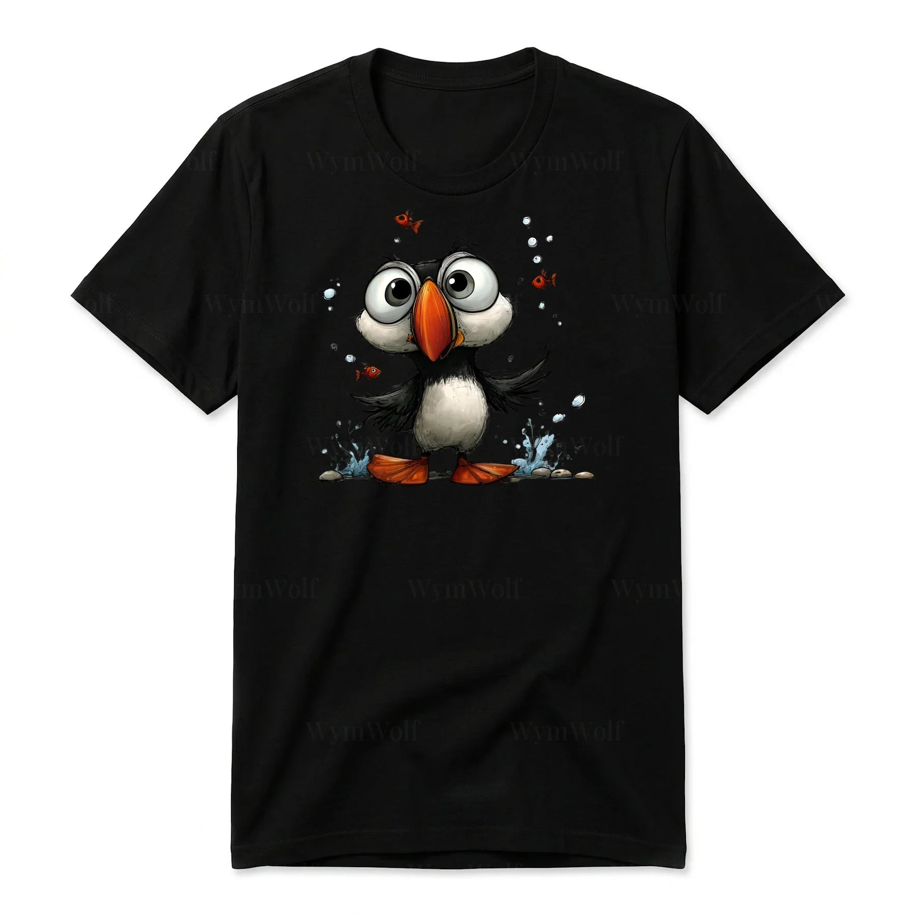 T-shirt Quirky Bird graphic 0036
