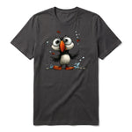 T-shirt Quirky Bird graphic 0036 - Dark Gray