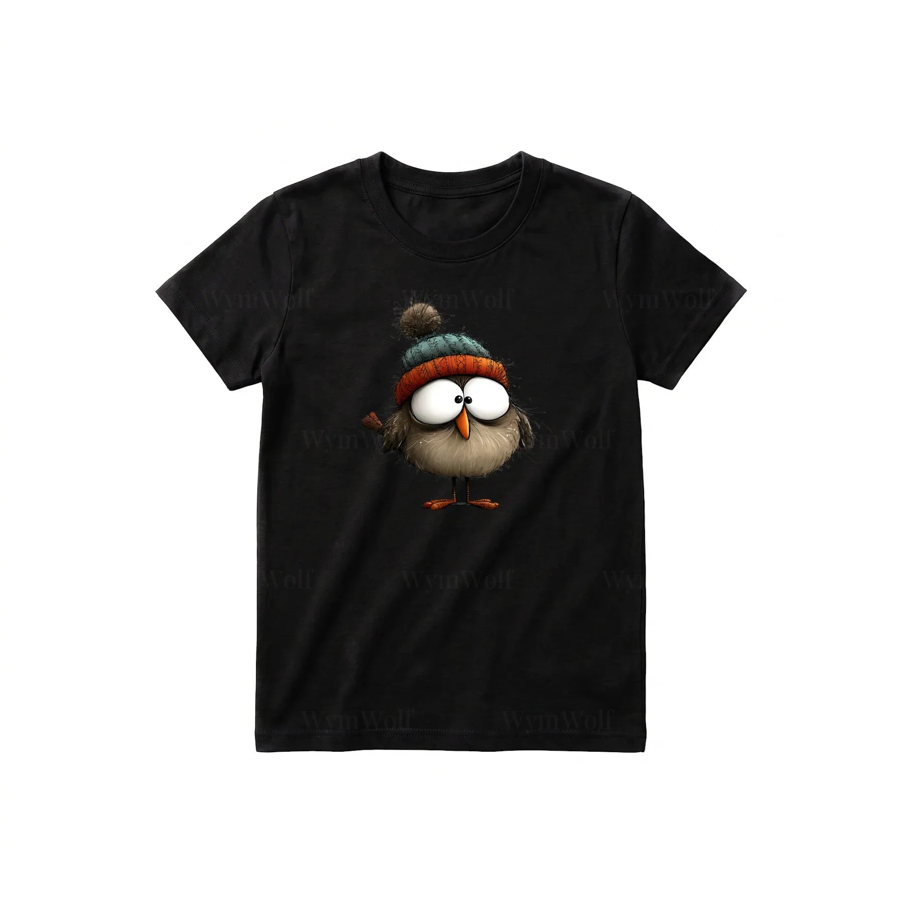 T-shirt Quirky Bird graphic 0037