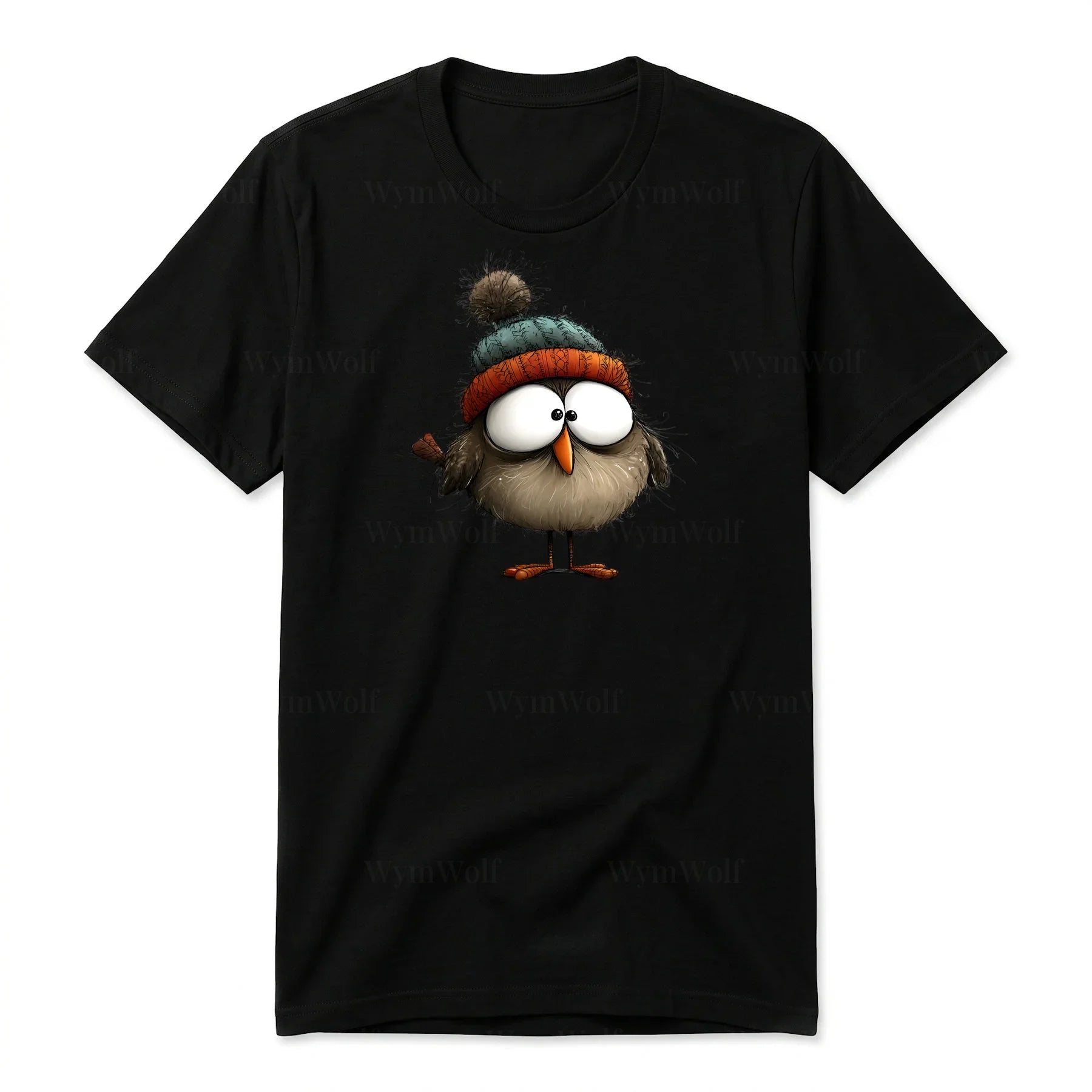 T-shirt Quirky Bird graphic 0037