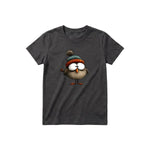 T-shirt Quirky Bird graphic 0037 - Dark Gray