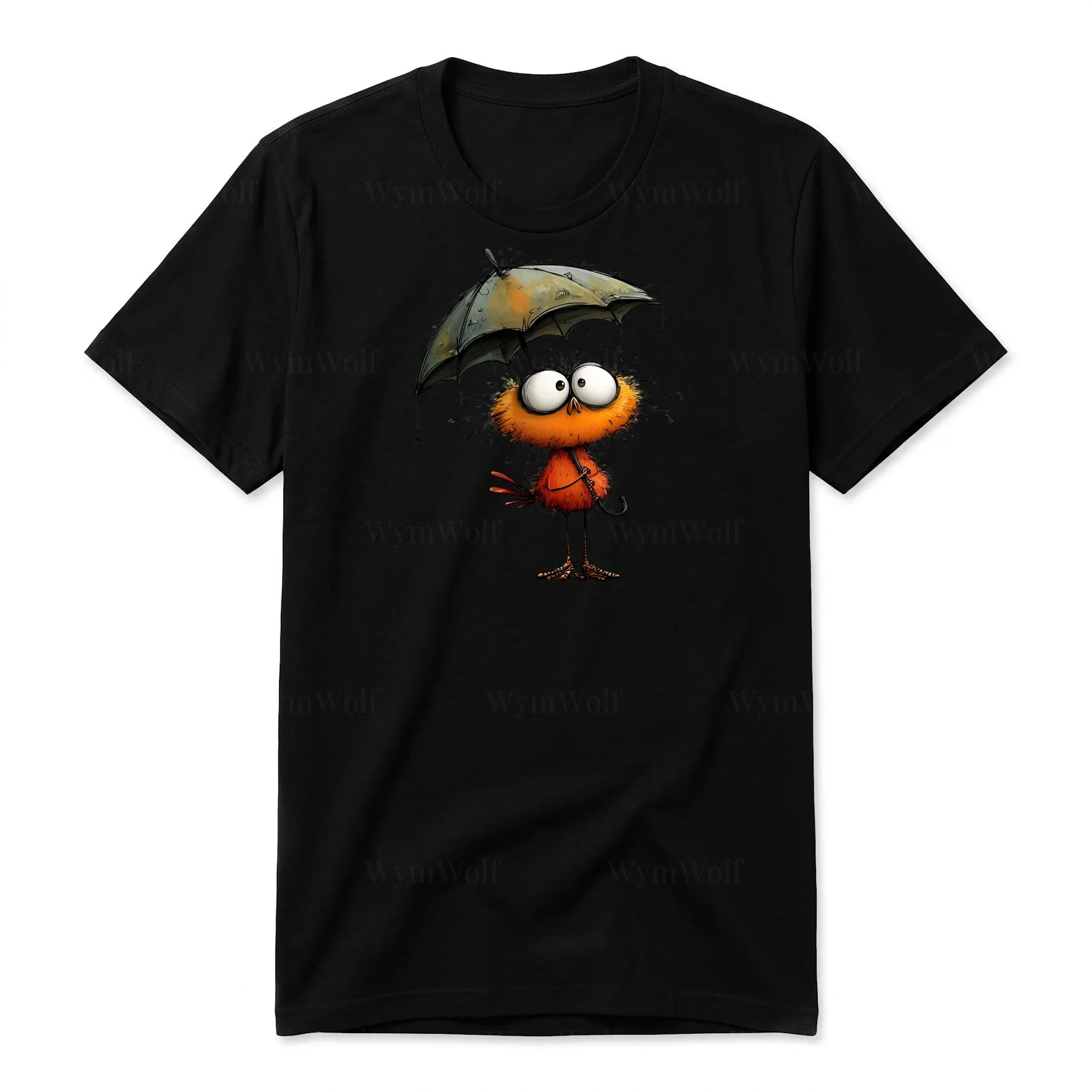T-shirt Quirky Bird graphic 0038