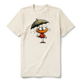 T-shirt Quirky Bird graphic 0038 - Natural