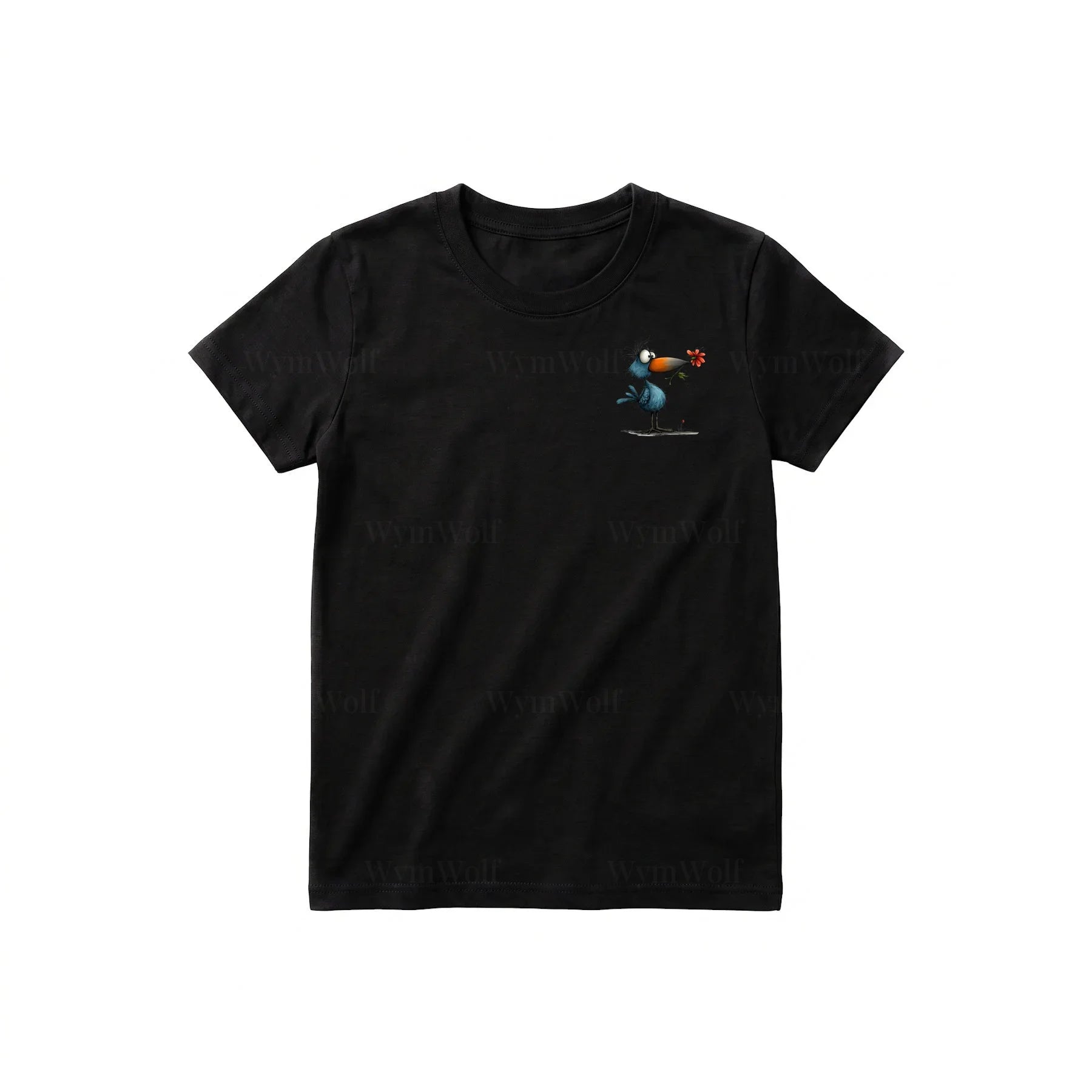 T-shirt Quirky Bird graphic 0039
