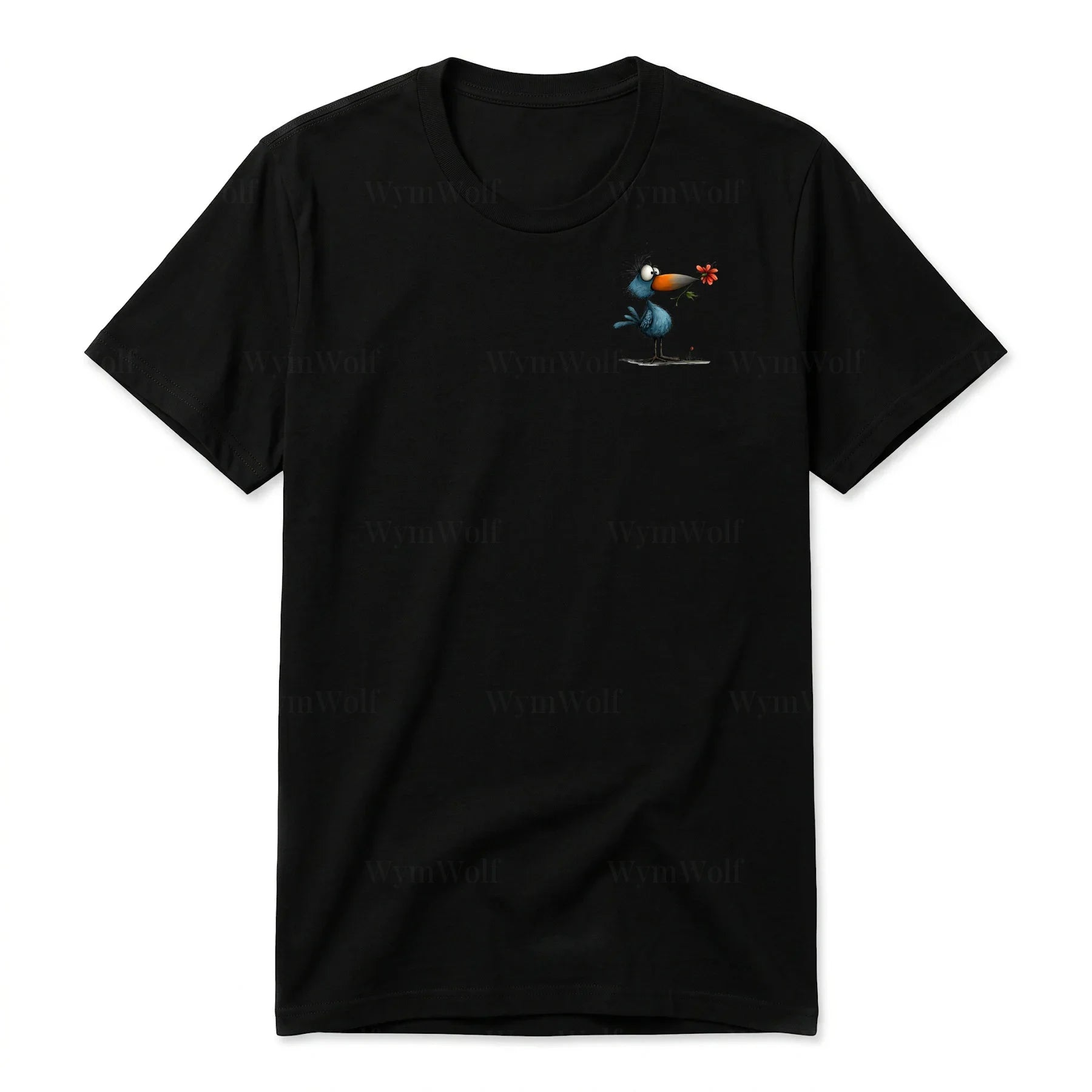 T-shirt Quirky Bird graphic 0039