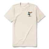 T-shirt Quirky Bird graphic 0039 - Natural